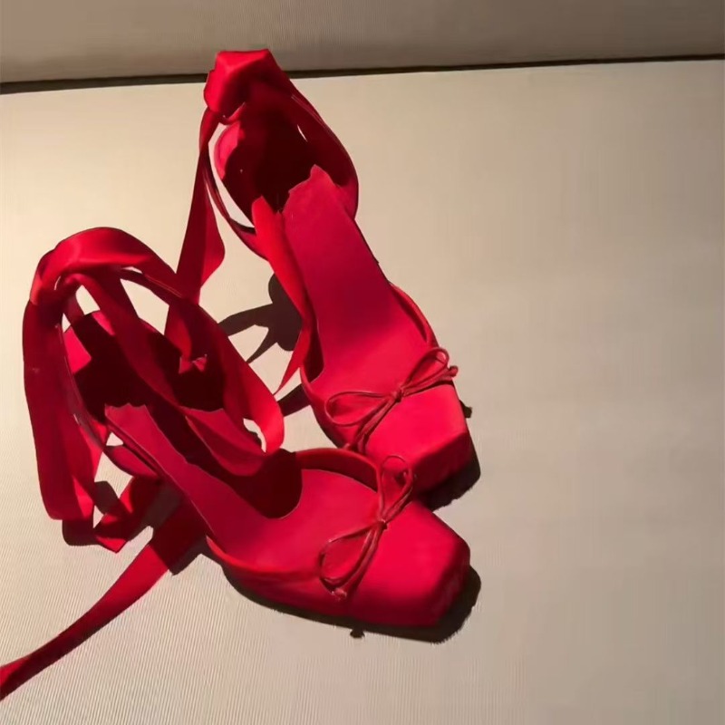 Red High-heeled Shoes, Women's - Women'S Shoes Quality 评论和价格