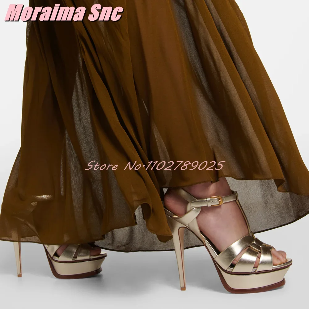 Platform Waeve T-strap Square  - Women'S Shoes Quality 评论和价格