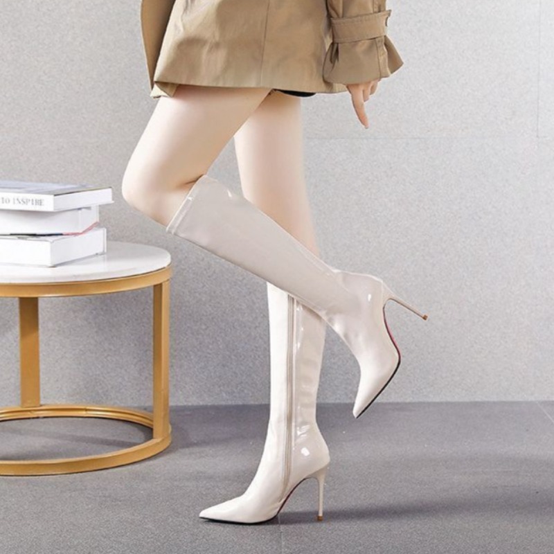Women Knee-high Boots Temperam - Knee High Boots Women 评论和价格