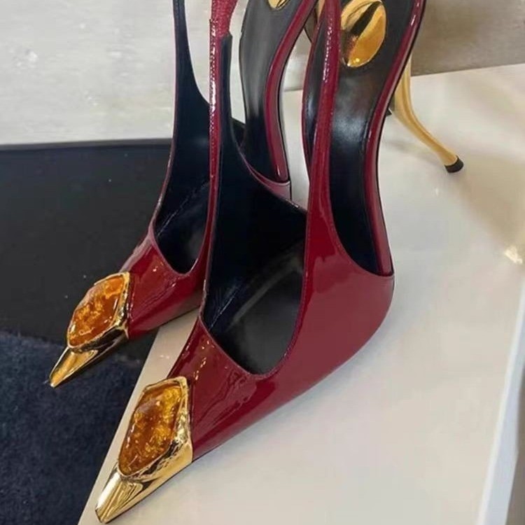 Star style Gemstone Metal Toe  - Women'S Shoes Quality 评论和价格