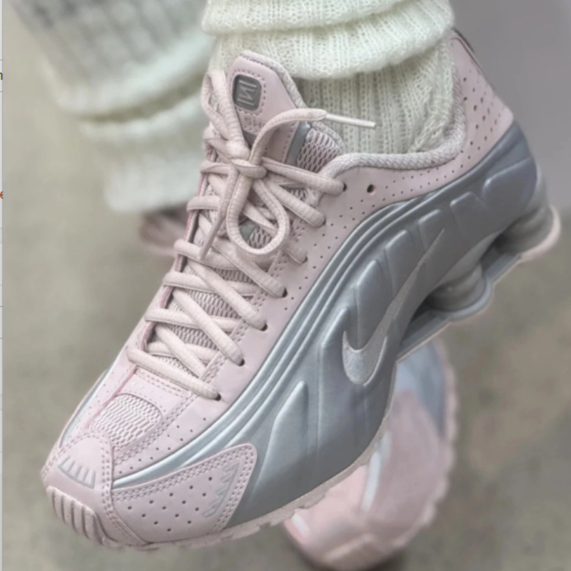 Nike Shox R4 Women Pink Barely - Women Shoes Running Nike 评论和价格