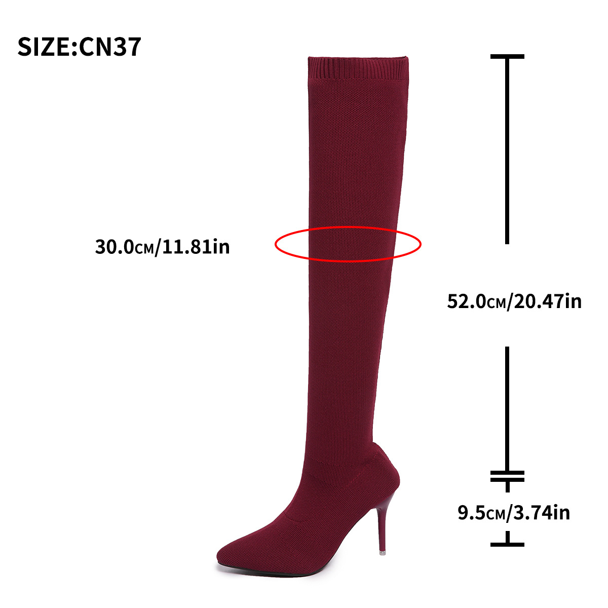 Over-the-knee Sock Boots Women - Sock Boot Women 评论和价格