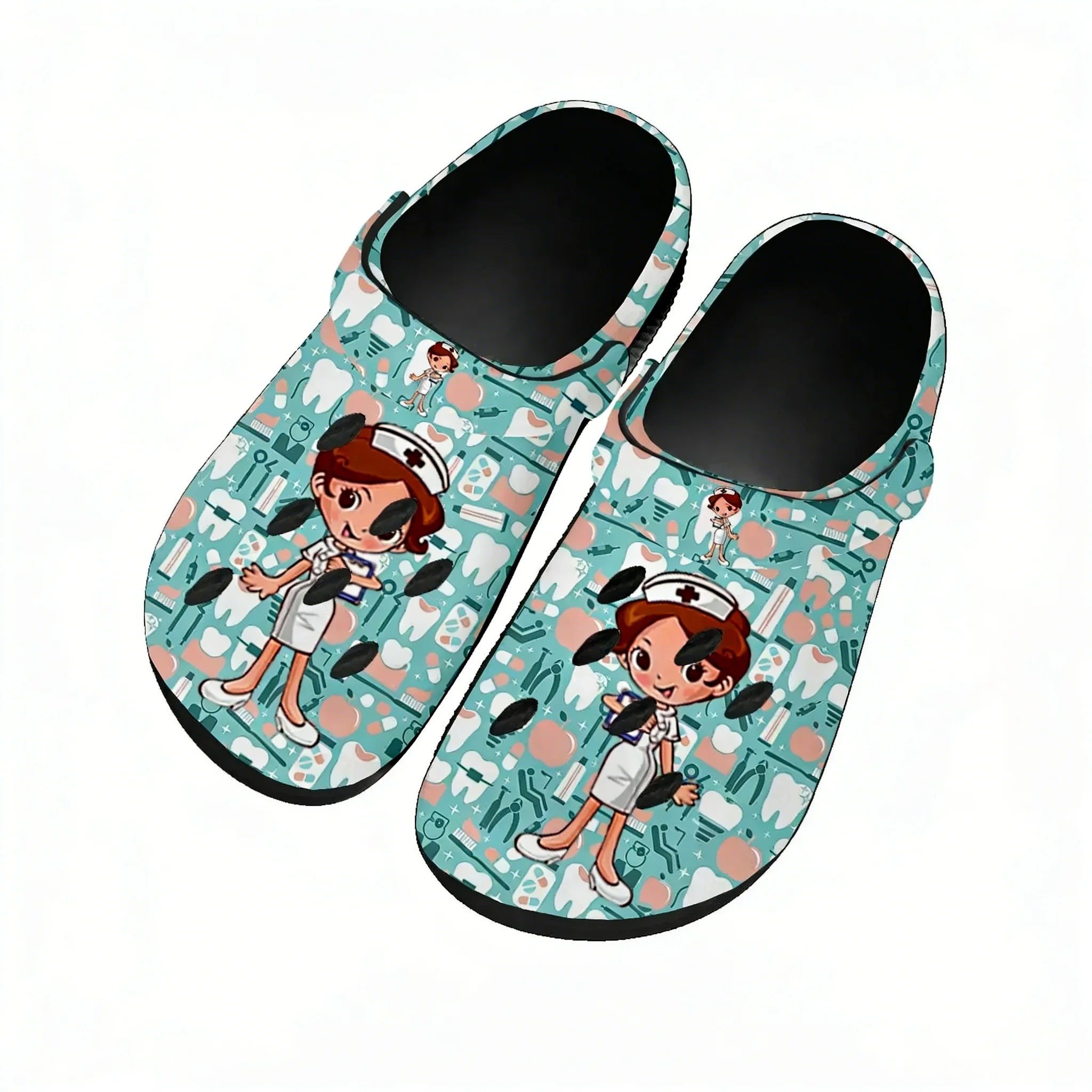 Tooth Dentist Cartoon Pattern  - Women'S Shoes Clogs 评论和价格