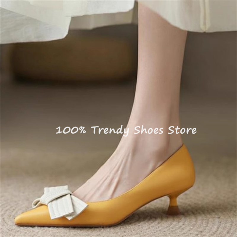Butterfly Knot Decor Women Sli - Women'S Shoes Quality 评论和价格