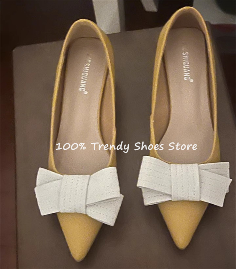Butterfly Knot Decor Women Sli - Women'S Shoes Quality 评论和价格