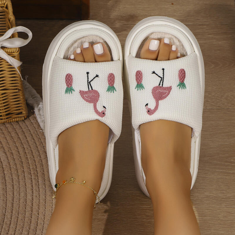 Flamingo Platform Women's Slip - Mule Slip On 评论和价格